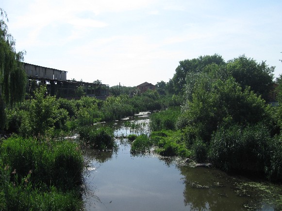 Image - The Inhul River north of Kropyvnytskyi.